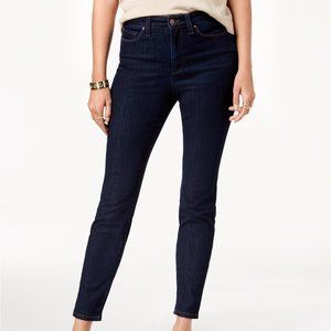 !!~ Dark Denim Cropped Tummy Slim Skinny Jeans ~!!